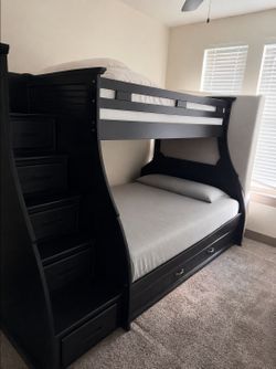 Twin over Queen Bunk beds