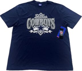 Dallas Cowboys Blue T Shirt Mens XL & 2XL New Ultra Game