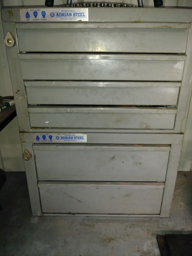 Metal storage bins