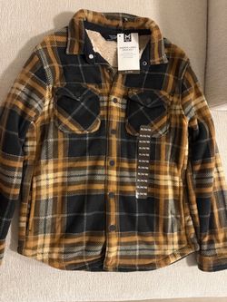 Member's Mark Sherpa Lined Plaid Shacket XL