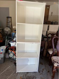 White Bookshelf