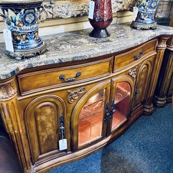 AICO By Michael Amini MONTE CARLO Brown Sideboard