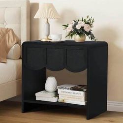 New Single Black Mid Century Modern Night stand