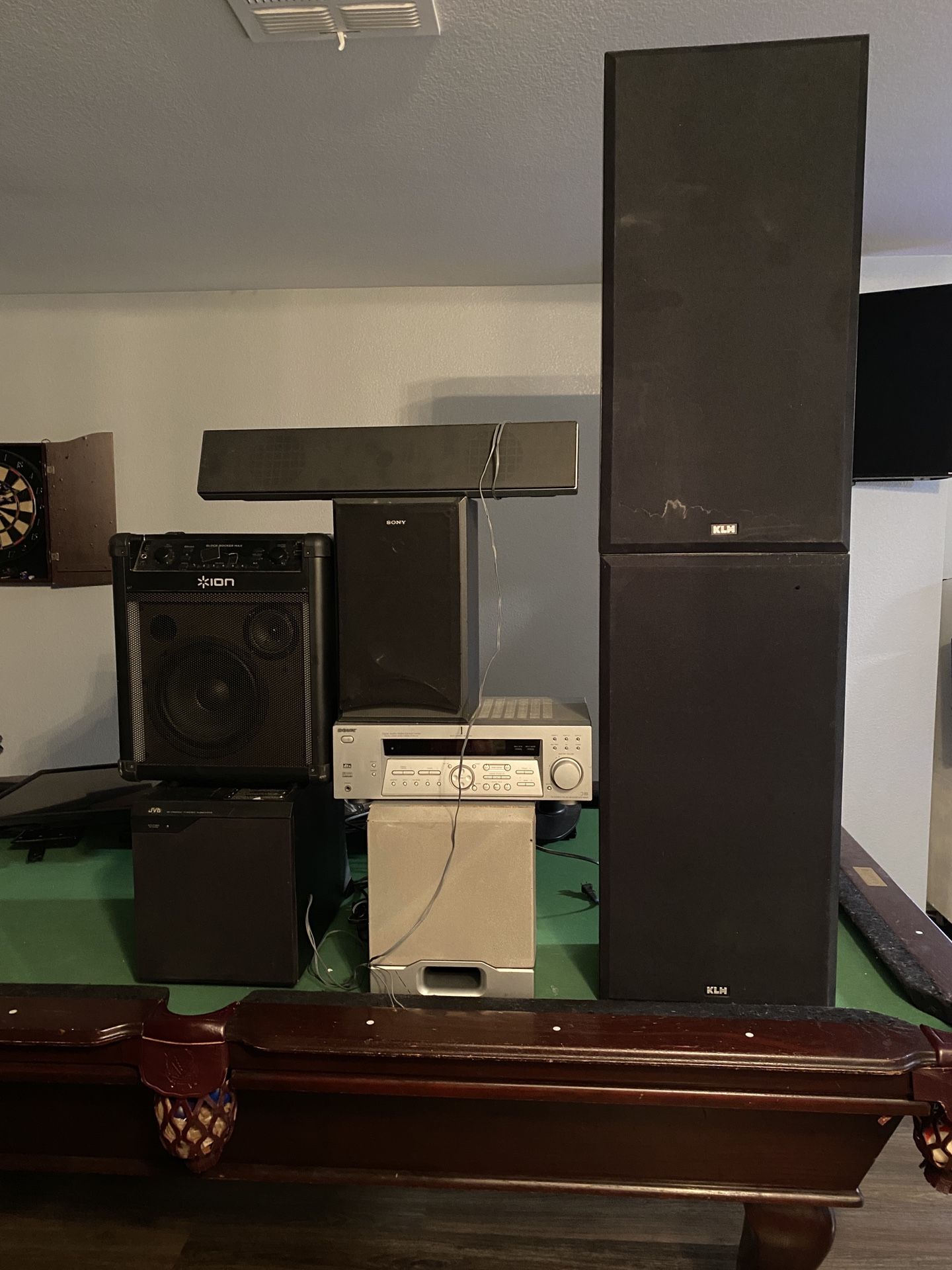 Home Audio Speaker And Subwoofer Bundle
