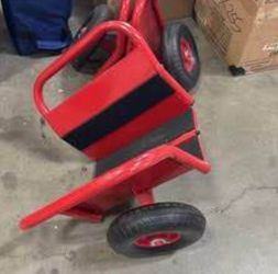 New All-Terrain Slab Dolly Heavy Duty Panel Dolly with 10" Solid Rubber Wheels and Handle