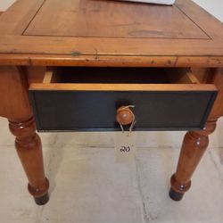 Wood Side Table