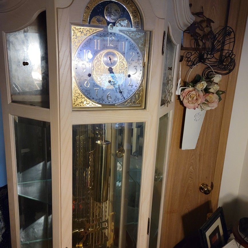 Sleigh Grandfather Clock