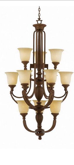Brand New TriArch Chandelier 