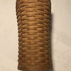 1986 LONGABERGER 18" Upright Basket Initialed And Stamped
