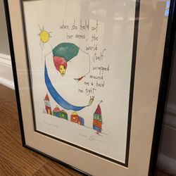 Framed Brian Andreas Story People Artwork