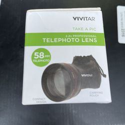 Vivitar Telephoto Lens 58mm