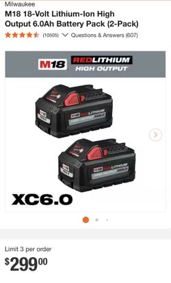 Milwaukee Battery Pack