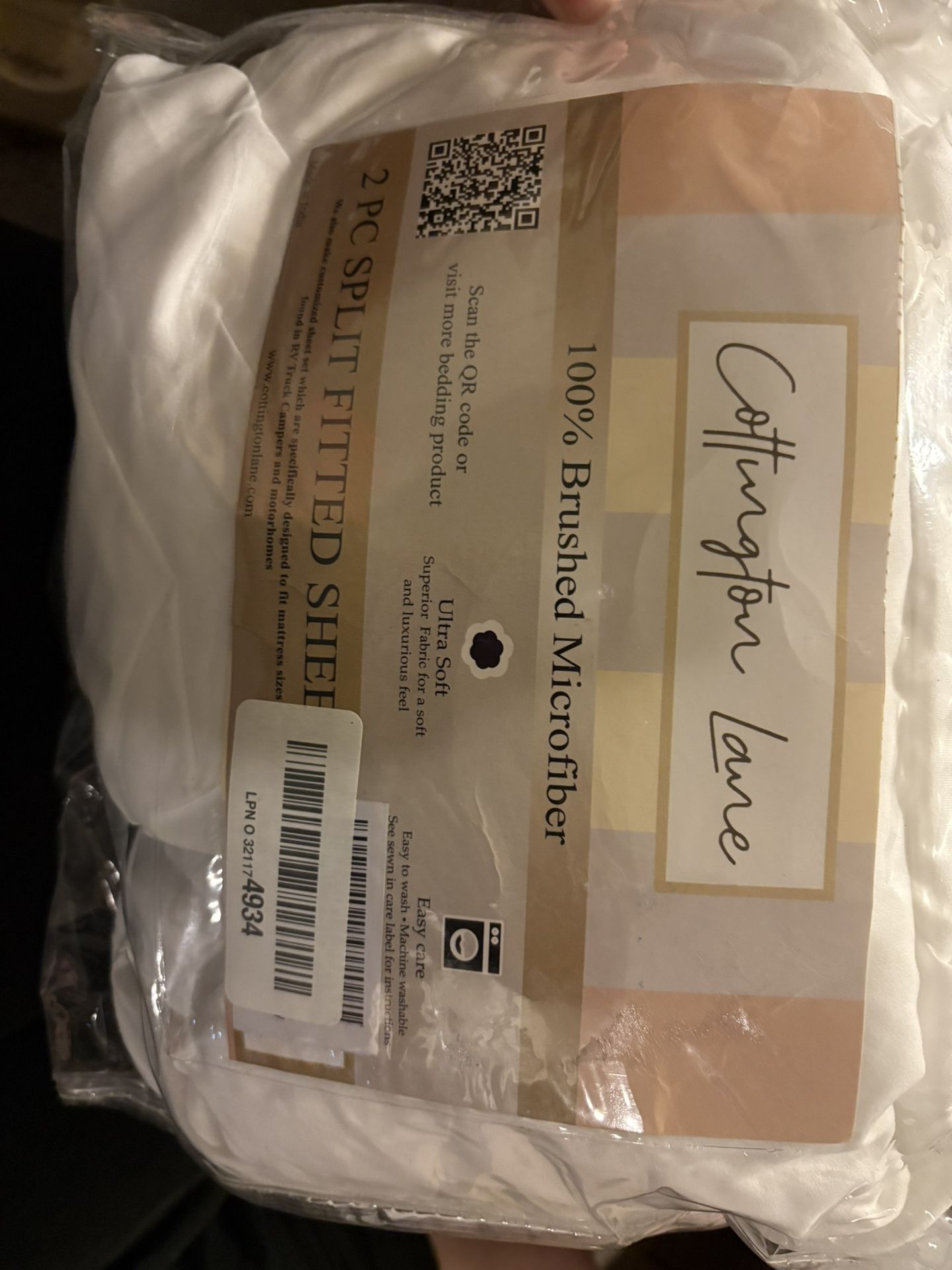 2 Piece Split Fitted Sheets
