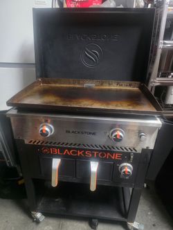 Blackstone griddle with air fryer 2 burners