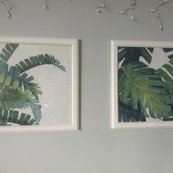IKEA Wall Art Leaves and Plants Arte Decoración De Pared