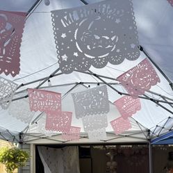 Papel Picado De Bautizo
