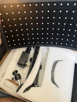 LED Video Light Panel with Stand and Accessories