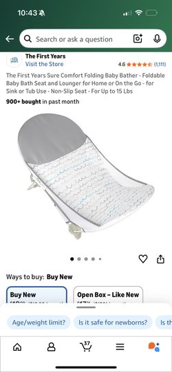 Baby Mesh Foldable Baby Bath 