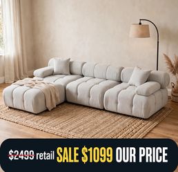 Sale on brand new sectional| finance available $39 down