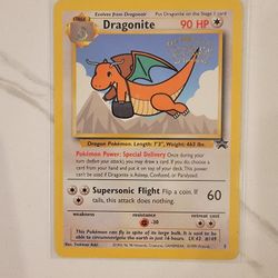 LP Dragonite #5 Movie Black Star Promo WB Stamp WoTC Rare Pokemon TCG Card