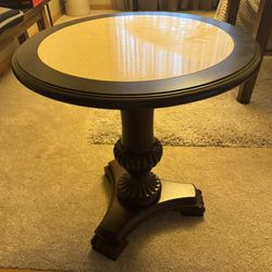 Side Table With Stone Top $80