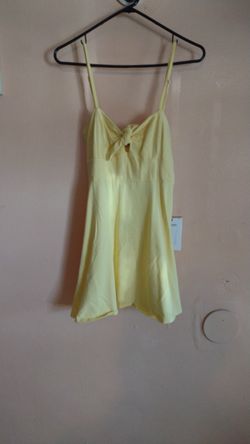 Yellow dress cover up Forever 21
