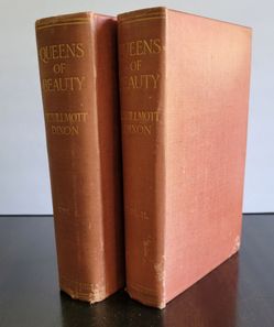 Antique 1907 Queens of Beauty Their Romances 2 Vol Set W Willmott Dixonxon Photogravures