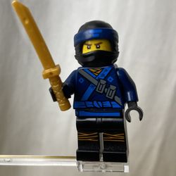 Lego Minifigure Jay - The LEGO Ninjago Movie njo0313 Rare 2017 w/ Sword 