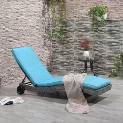 Rattan Wicker Patio Cushioned Outdoor