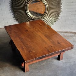 Wood Antique Coffee Table 