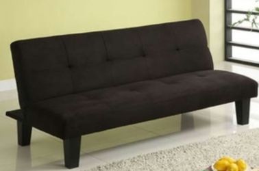 Brand new 72" chocolate microfiber sofa futon