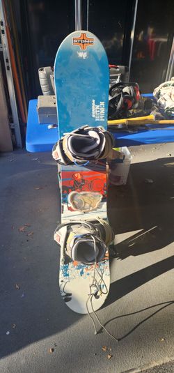Snow board and boots