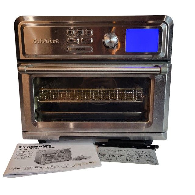 Cuisinart TOA-65 Digital AirFryer Toaster Oven Silver Works Air Fryer Kitchen