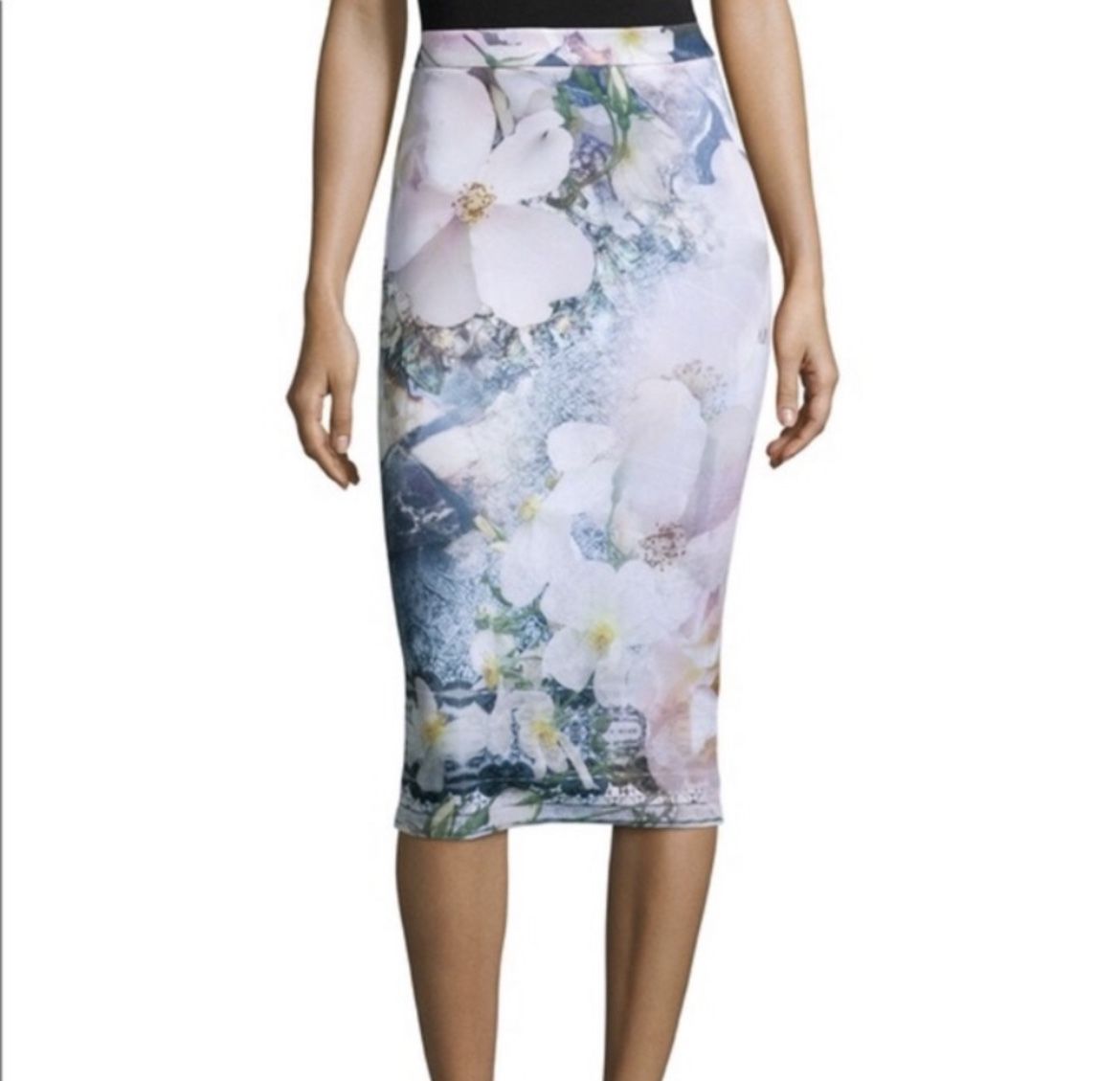 Ted Baker Floral Pencil Skirt