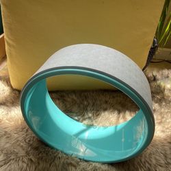 Yoga Wheel Aqua Blue Fitness Gear 