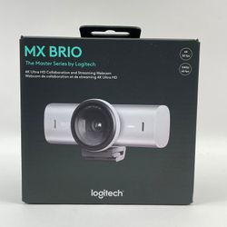 New Logitech MX Brio 4K Ultra HD Webcam 960-001550