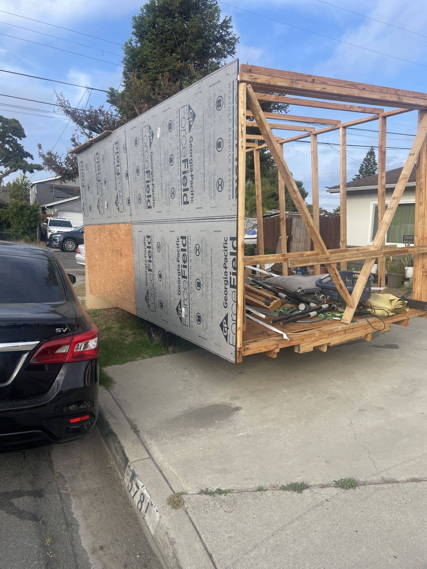 Tiny house trailer