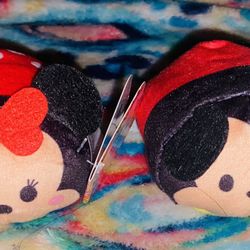 Disney Minnie & Mickey Mouse Tsum Tsum Plush Stuffed Animals 