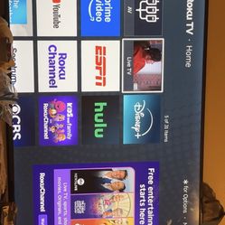 Roku 58 In Onn Flat Screen 