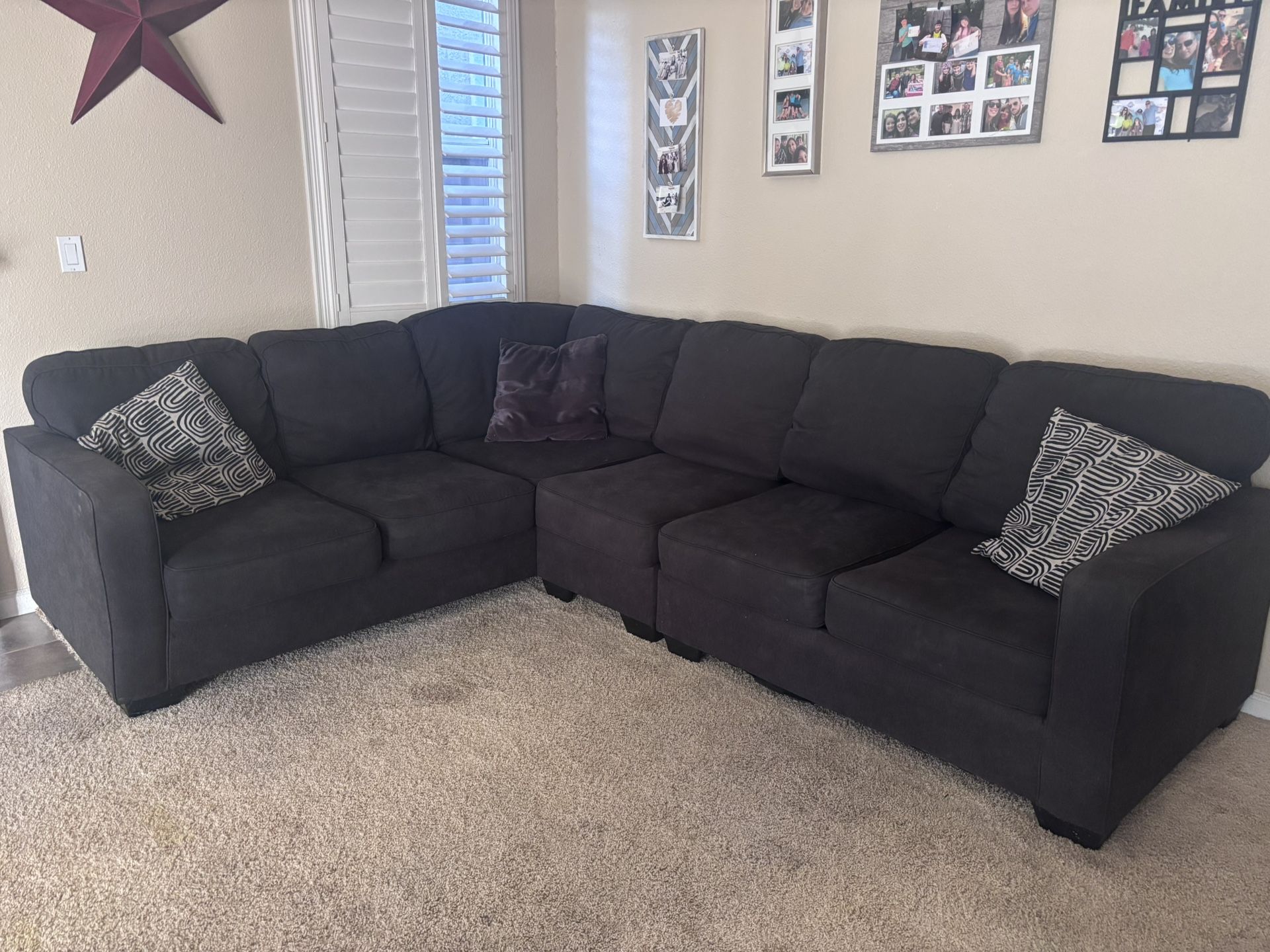 Black couch