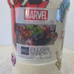 The Big One Marvel Avengers Icons Oversized Supersoft Plush Throw 60x72