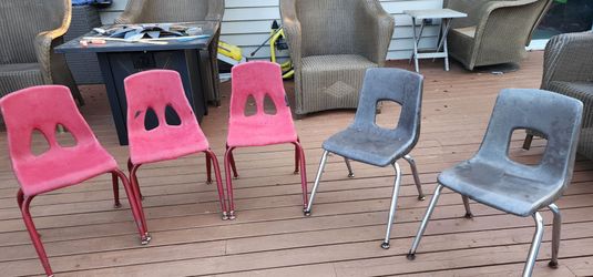 Child school or daycare chairs
