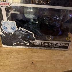 Game Of Thrones Night King and Icy Viserion Funko Pop