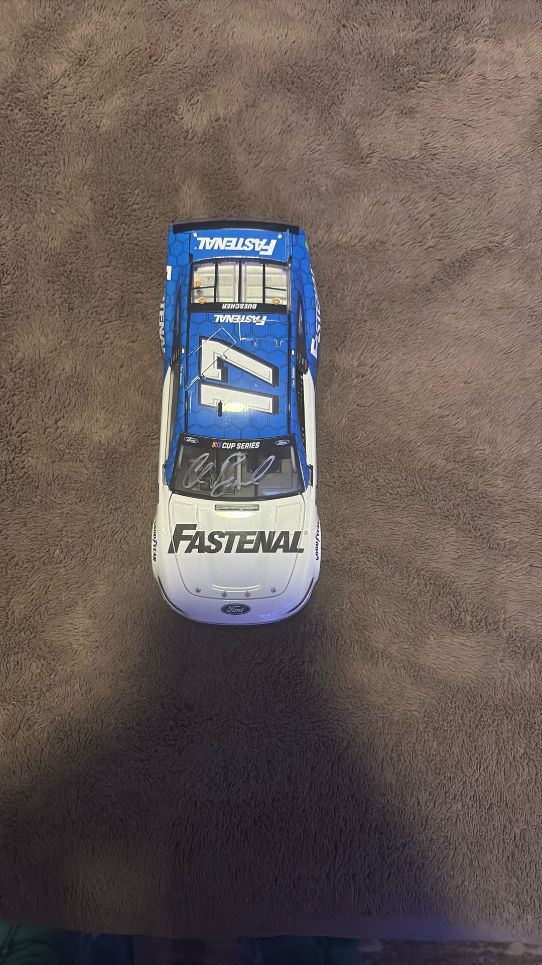 Chris Buescher autographed NASCAR