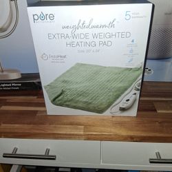 Extra wide Weighted Heating Pad