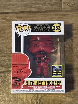FUNKO Pop Star Wars Sith Jet Trooper 383 Funko LE 2020 Summer Convention Excl
