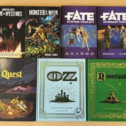 RPG Books (FATE, 5E, PbtA)