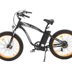 Men’s Electric Fat Tire Beach Cruiser 
