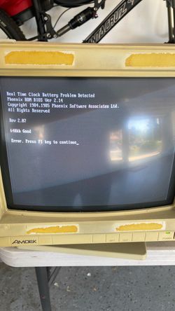 Amdek Vintage CRT Computer and Monitor