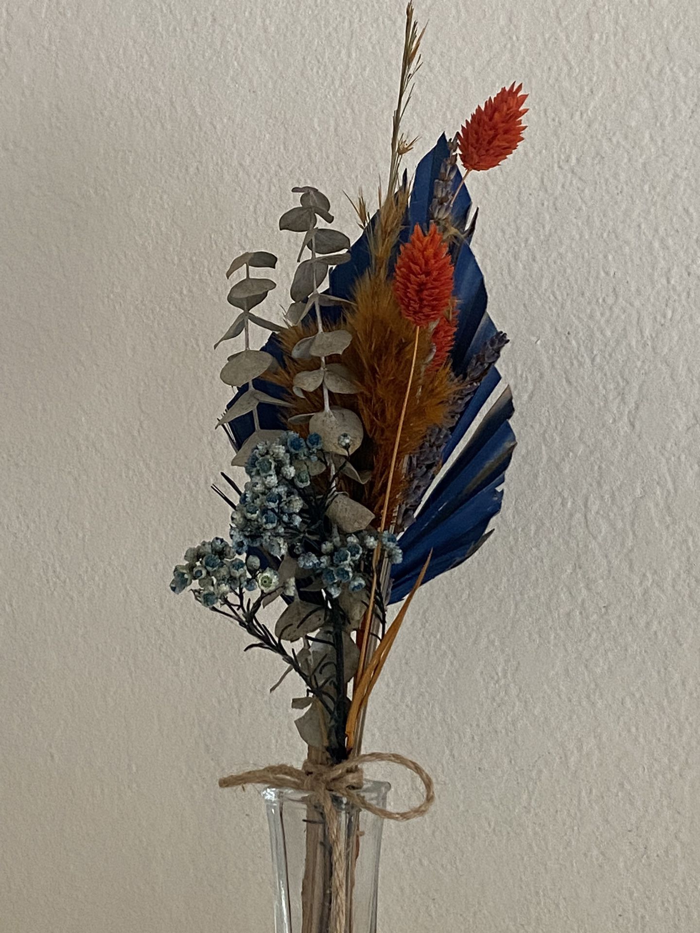 Dried Flowers Vase Arrangement